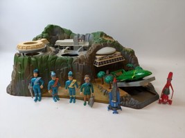 THUNDERBIRDS Tracy Island Matchbox + TB1 TB2 TB3 TB4 And Figures! Tested - $247.45