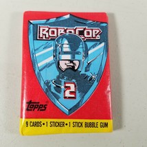 Robocop 2 Trading Cards New Sealed 9 Cards 1 Sticker Gum Topps - £7.01 GBP