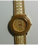 Vintage KJL Ladies Quartz Watch Genuine Leather Strap Rare - £42.82 GBP