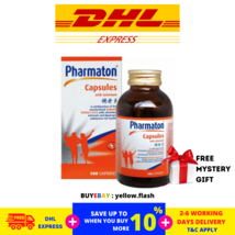 2 X PHARMATON Capsules with Ginseng and Selenium Energy Performance 100&#39;s DHL - £86.68 GBP