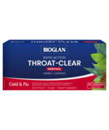 Bioglan Rapid Action Throat-Clear 20 Herbal Lozenges – Menthol Flavour - €62,15 EUR