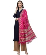 Women&#39;s Tribal Floral Cotton Embroided Dupatta Scarf For Party Wear - £11.77 GBP