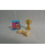 Mattel Polly Pocket Dollhouse Replacement Accessories Dog Food &amp; Bone - £1.17 GBP