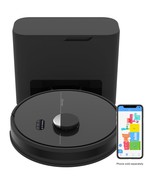 bObsweep Dustin Wi-Fi Connected Self-Emptying Robot Vacuum and Mop, Black - $548.79 CAD