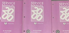 2000 Pontiac Grand Prix Service Shop Repair Workshop Manual Set FACTORY OEM - £180.98 GBP