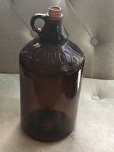 Vintage Amber Brown Half Gallon Clorox Jug, Bottom, 20.6, Reg, Us, Pat Off - $11.29