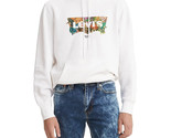 Levi&#39;s Men&#39;s Second Nature Graphic Hoodie in White-Small - $36.97