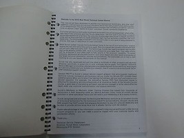 2003 Suzuki New Model Technical Update Seminar Manual FACTORY OEM BOOK 03 - $17.03