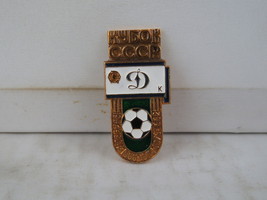 Vintage Soviet Soccer Pin - FC Dynamo Kiev Soviet League Champions -Stam... - $19.00