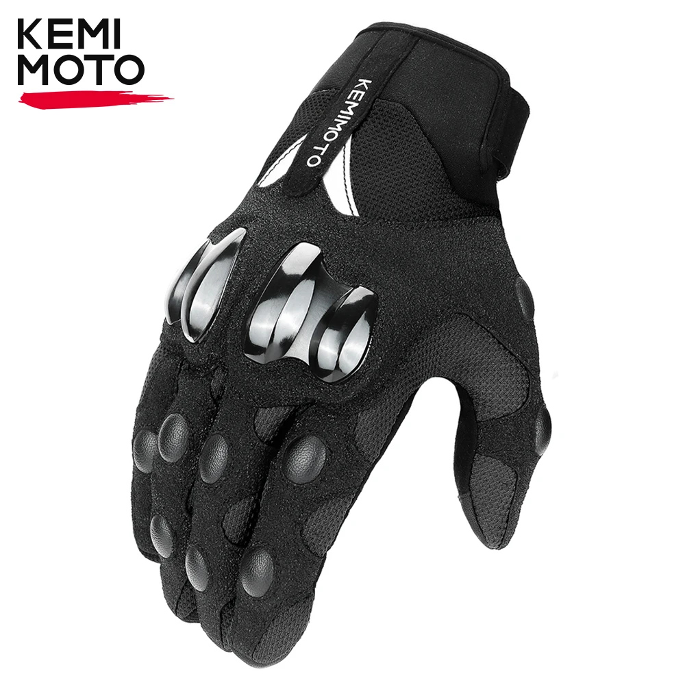 KEMiMOTO Motorcycle Gloves Men&#39;s Mountain Bike Guantes Motocross Luvas Touch - £18.04 GBP+