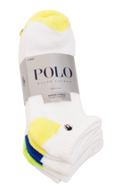 Polo Ralph Lauren Assorted Colors Low Cut Socks 4 in Package Men&#39;s 6-12.... - $49.49