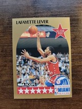 Lafayette (Fat) Lever 1990-1991 NBA Hoops #20 - All-Star - NBA - Fresh Pull - £1.80 GBP