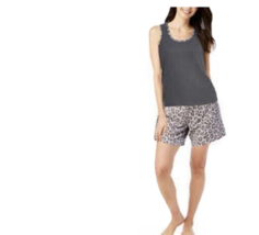 Lucky Brand Plus Size 3X Women&#39;s Leopard Soft Tank Top &amp; Shorts Pajama Set NWOT - £10.74 GBP
