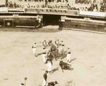 Mexico Bull Fight Photo Dragging Bull From Ring - $17.82