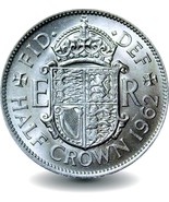 Queen Elizabeth Half Crown Coin 1953 to 1967 Choose Year - $14.95