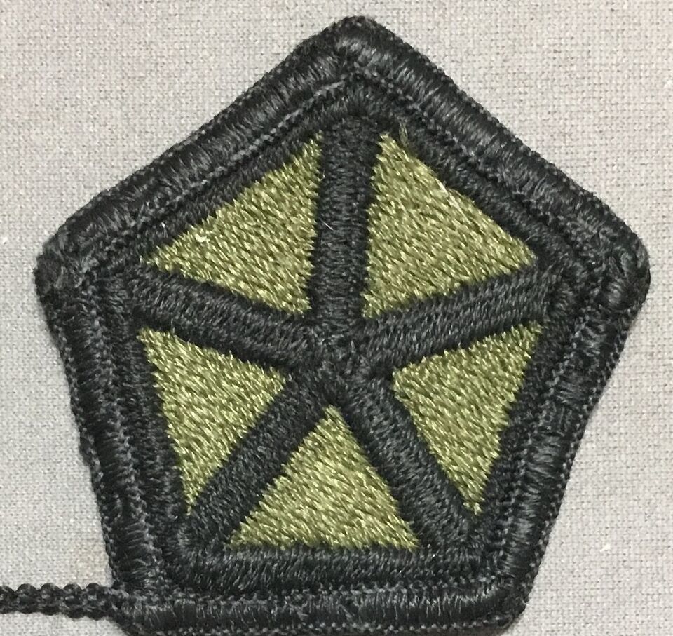 US Army 5th Corps Patch V Corp subdued patch - $3.99