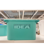 Brand New IKEA TROFAST Large Turquoise Toy Storage Bin 16 ½x11 ¾x9 &quot; 404... - £14.13 GBP