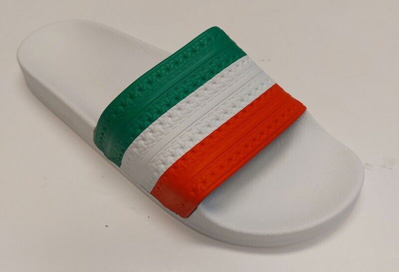 Primary image for Adidas Originals Mens Adilette Italy Sandal Shower Slides G55378 White Size 9