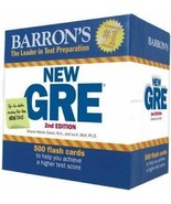 BARRON&#39;S NEW GRE FLASH CARDS, 2ND EDITION By Ira K. Wolf Ph.d. **BRAND N... - £13.32 GBP