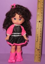 Vintage Mattel Wee Lil Miss Makeup 1988 7" Rock Star Roller Skater Mini Doll - $16.00