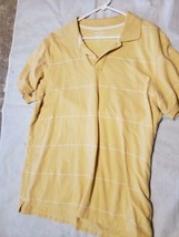 Banana Republic Striped Cotton Short Sleeve Pima Cotton Polo Men’s Shirt Size XL - £6.25 GBP