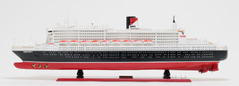 Queen Mary II Large Cruise Ship Wooden Model Ocean Liner 40&quot; Fully Assembled New - £553.78 GBP