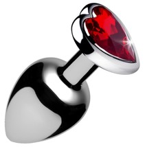 Aluminum Alloy Red Rose Anal Plug - Larger - £21.20 GBP