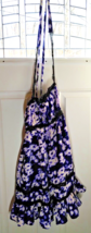 Urban Outfitters SP Mini Purple White Motif Floral Lace Trim Summer Dress NWT - £36.27 GBP