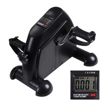 Black Pedal Exerciser Bike Exercise Fitness Mini Bicycle Low Impact Port... - $144.65