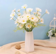 kelotu Artificial Daisy Plastic Flowers Outdoor Fake Flowers for Decoration - £12.68 GBP