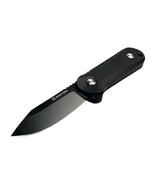 New Fixed Blade Knife Durable D2 Steel Black Pvd G10 FREE KYDEX Sheath E... - £117.73 GBP