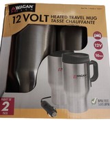 NEW Wagan Tech Heated Travel Mugs /Set Of Two/ 12v 16oz FREE GIFT INCLUDED - $365.50 MXN
