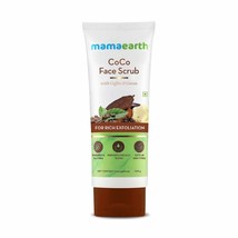 Mamaearth CoCo Face Scrub with Coffee &amp; Cocoa for Rich Exfoliation - 100g - £17.53 GBP