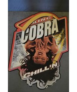 King Cobra Malt Liquor Sexy Pinup Girl Metal Tin Advertising Sign 32x21 - $100.00