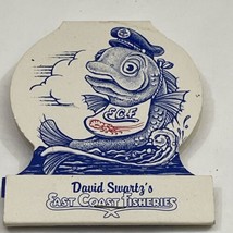 Vintage  Matchbook Cover  David Swarty’s East Coast Fisheries  Miami, Fl  gmg - £11.87 GBP