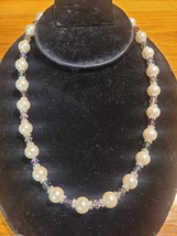 Premier Designs Faux Pearl &amp; Rhinestone Beaded Necklace - $556.45 MXN