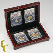 2014 American Gold Eagle Set Graded by ANACS MS-70 First Strike w/ Box - £6,273.02 GBP