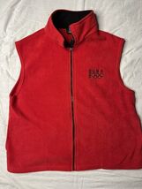 Team USA Vest Men’s Size XL Red Full Zip Sleeveless Fleece Made In The USA - $15.00