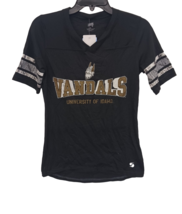 Soffe Women Vandals University of Idaho VNeck Short Sleeve T-Shirt, Black, XS - £10.86 GBP