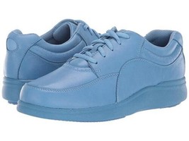 Hush Puppies Womens Power Walker Sneakers Color Surf Blue Leather Size 9 - £45.90 GBP