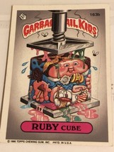 Ruby Cube Vintage Garbage Pail Kids  Trading Card 1986 - £1.98 GBP