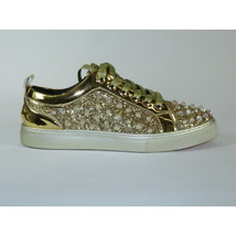 Mens Fancy Shoes By FIESSO AURELIO GARCIA, Spikes Rhine stones 2413 Gold image 8