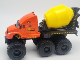 Maisto Monster Truck Mixer Metal Builder Zone Quarry Concrete Mixer Toy 8.5” - £14.80 GBP