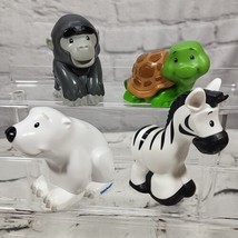Fisher-Price Little People Zoo Replacement Animal Figures Lot Of 4 Talke... - $24.74