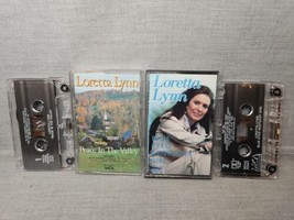 Lot of 2 Loretta Lynn Cassettes: Blue Eyed Kentucky Girl, Peace in the Valley - £8.18 GBP