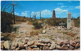 Postcard Boothill Graveyard Tombstone Arizona 5 1/4&quot; x 8 1/4&quot; - £3.09 GBP
