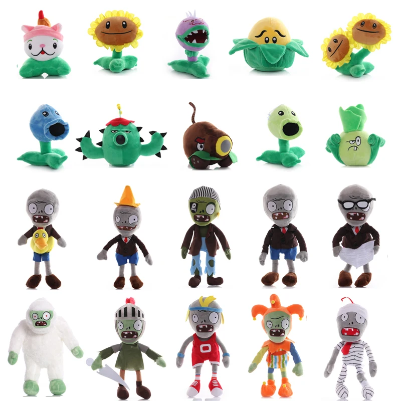 20pcs/lot Plants vs Zombies Plush Stuffed PVZ &amp; Soft Game Toy  for Kids Children - $100.80