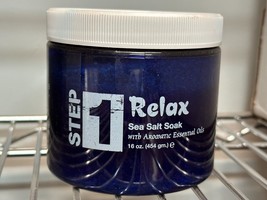 Nouveau Spa Step 1 Relax Sea Salt Scrub 16 Oz 454G Manicure Pedicure Fre... - $20.67