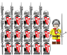 Wars of the Roses House of Lancaster Army Set D x16 Minifigure Lot - £22.10 GBP