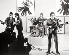 The Beatles on Stage Singing 16X20 Canvas Giclee - £55.94 GBP